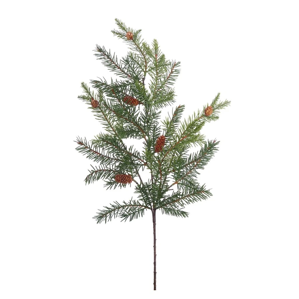 Vickerman Artificial Christmas Spray With Pine Cones (371664) 3 Vickerman Artificial Christmas Spray With Pine Cones (371664)