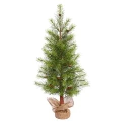 Vickerman Unlit Artificial Christmas Tree With Pine Cones (372029)