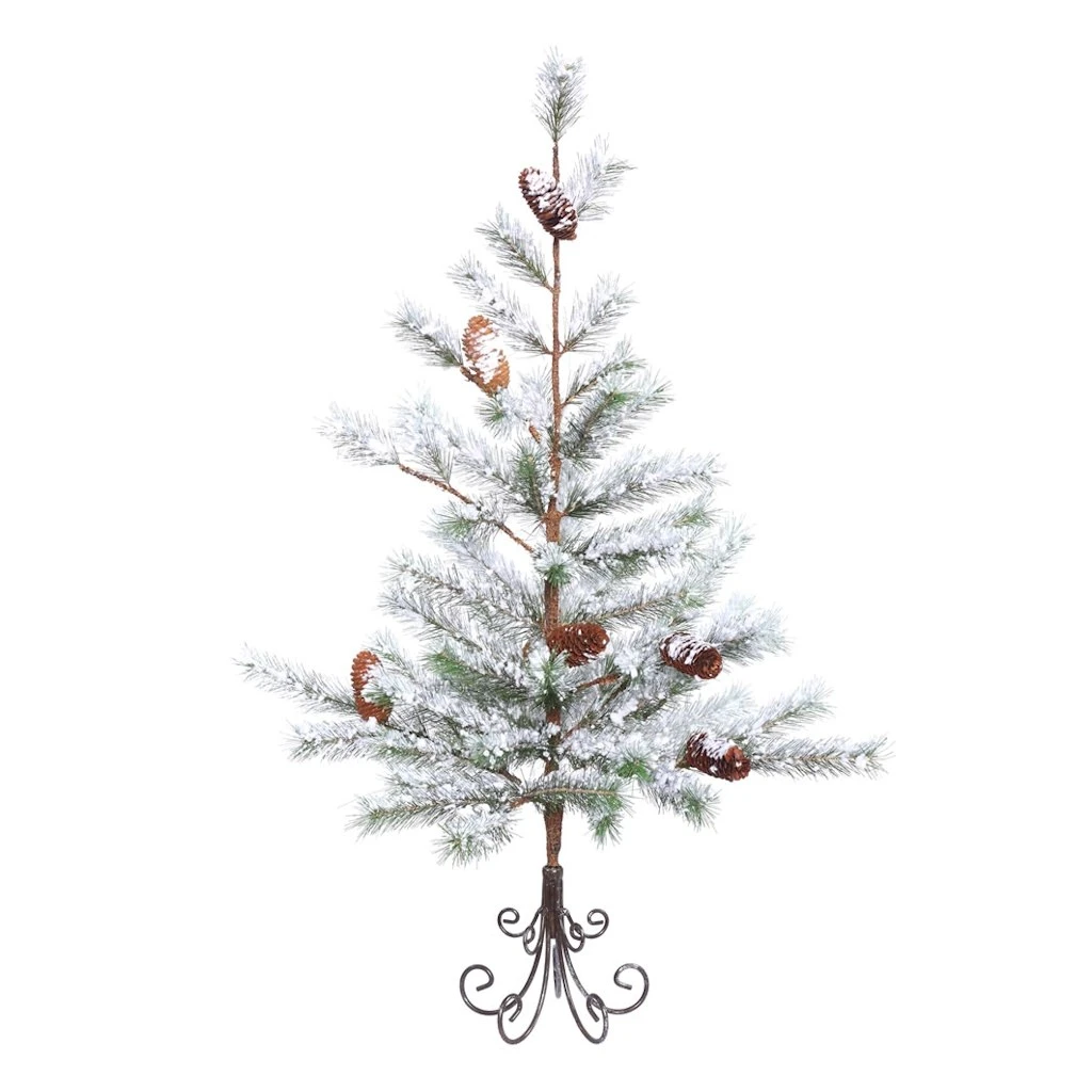 Vickerman Unlit Artificial Christmas Tree With Pine Cones (372142) 3 Vickerman Unlit Artificial Christmas Tree With Pine Cones (372142)