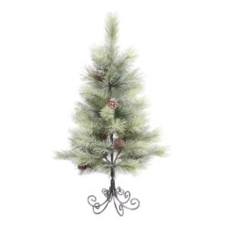 Vickerman Unlit Artificial Christmas Tree With Pine Cones (372210)
