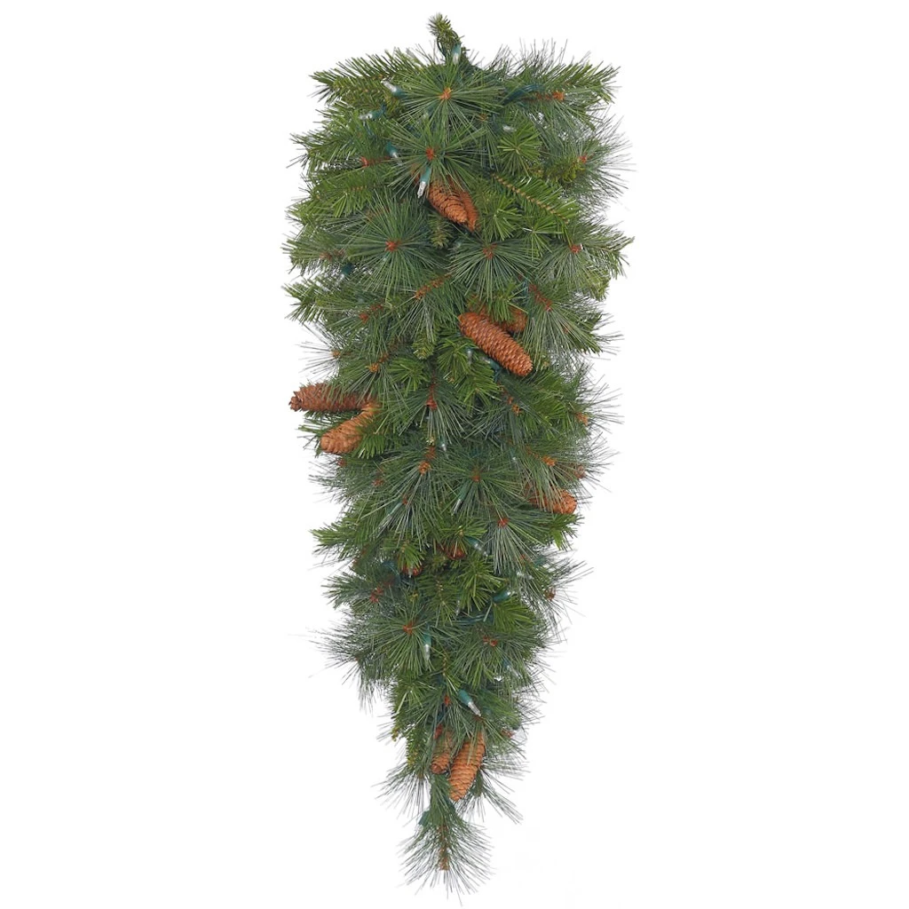 Vickerman Unlit Artificial Christmas Teardrop With Pine Cones (373385) 3 Vickerman Unlit Artificial Christmas Teardrop With Pine Cones (373385)