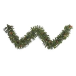 Vickerman Pre-Lit Artificial Christmas Garland With Pine Cones (373620)