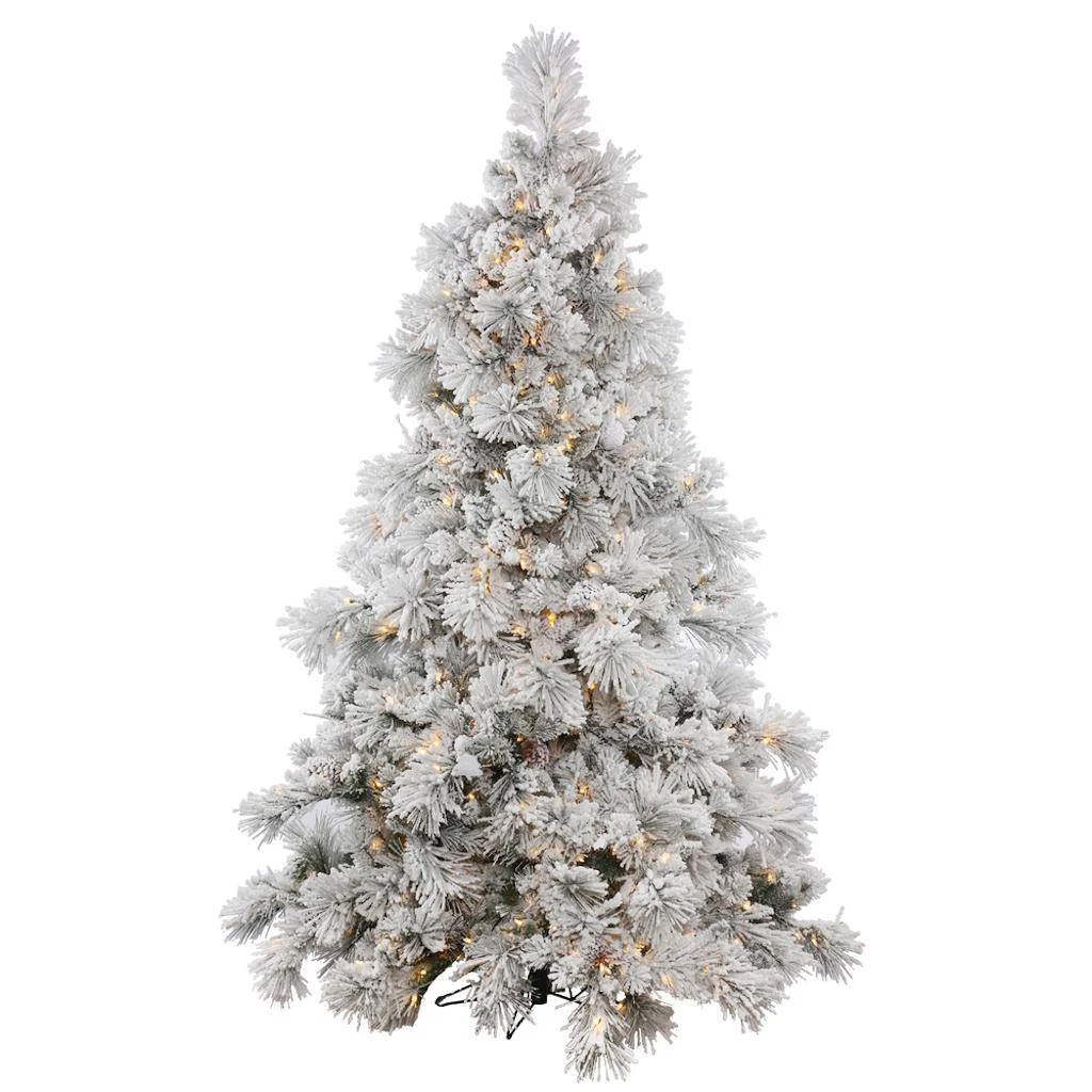 Vickerman Pre-Lit Artificial Christmas Tree With Pine Cones (383506) 3 Vickerman Pre-Lit Artificial Christmas Tree With Pine Cones (383506)