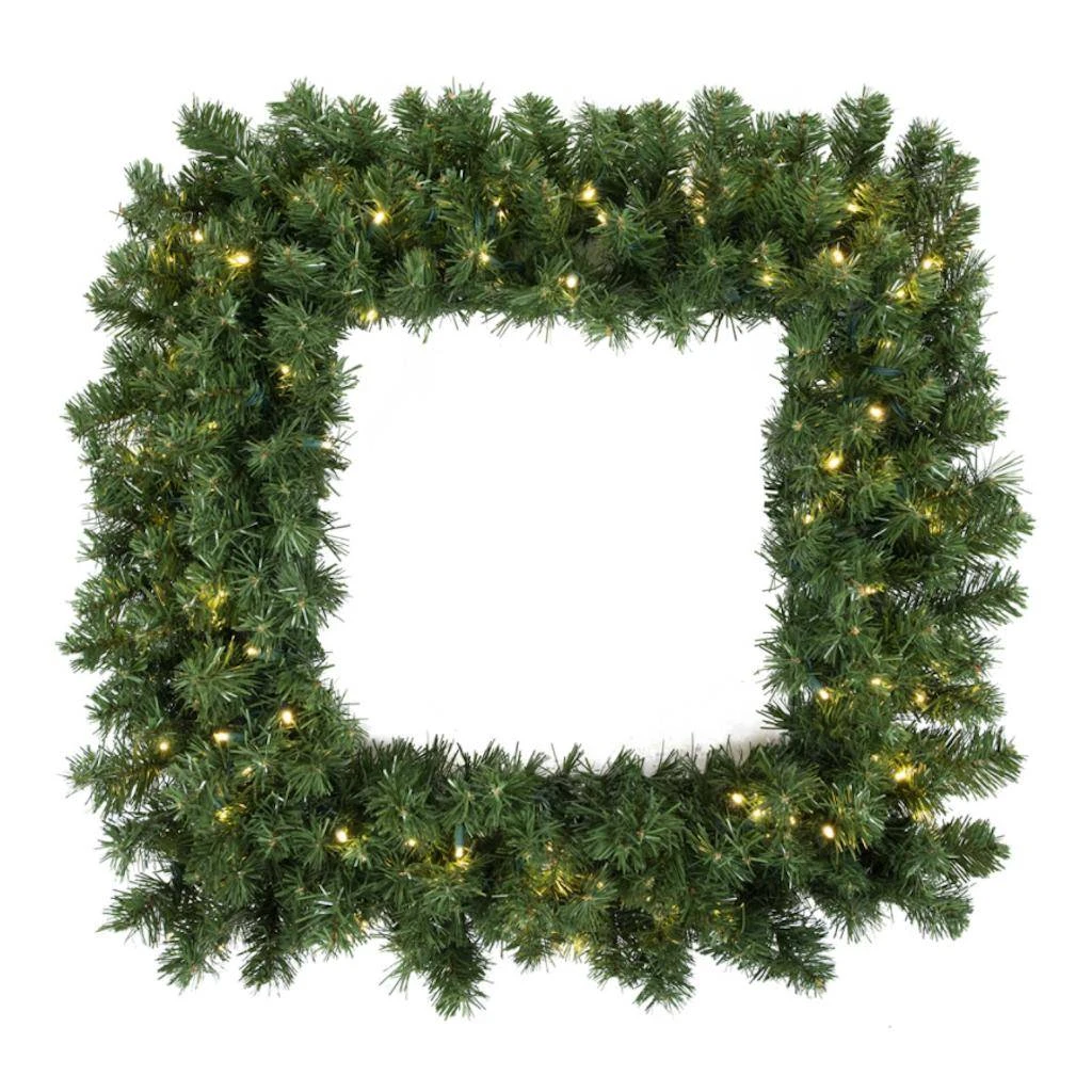 Vickerman Pre-Lit Artificial Christmas Wreath (398616) 3 Vickerman Pre-Lit Artificial Christmas Wreath (398616)