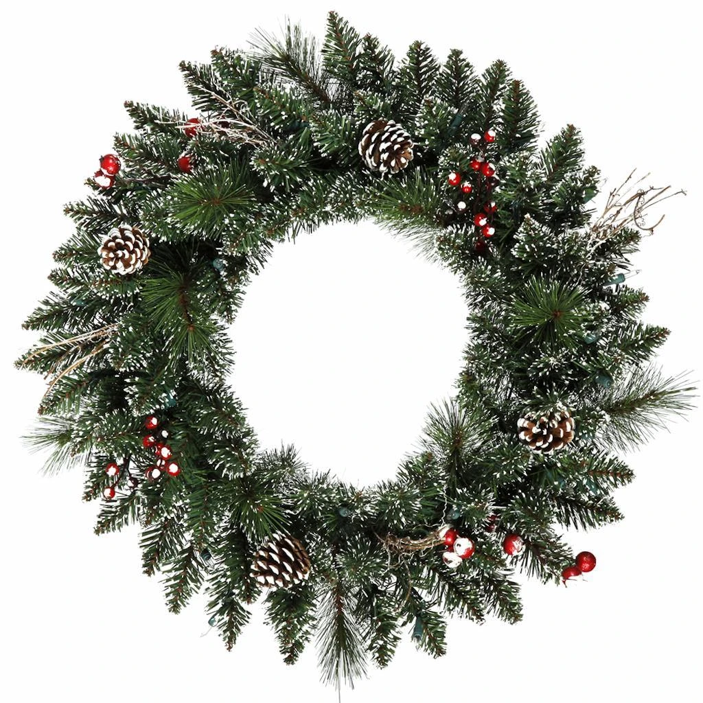 Vickerman Artificial Unlit Christmas Wreath (421086) 3 Vickerman Artificial Unlit Christmas Wreath (421086)