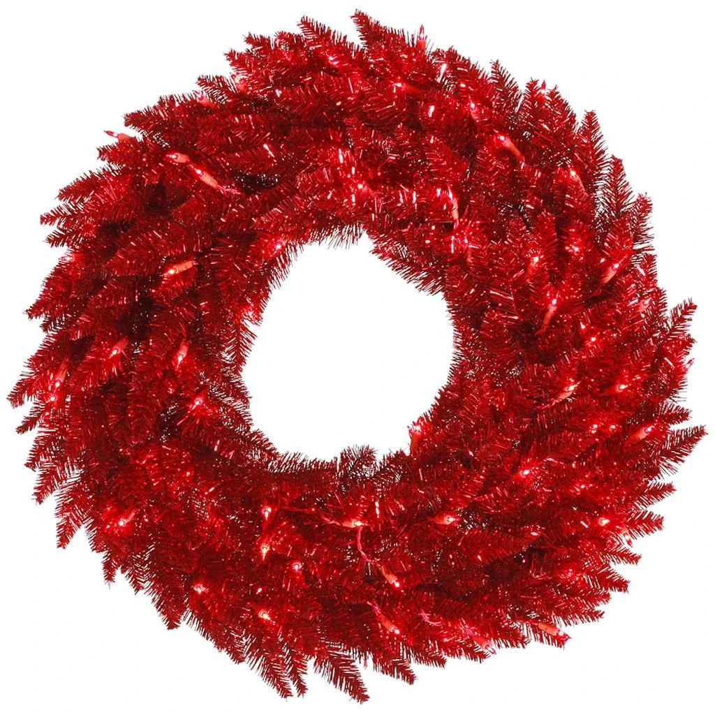 Vickerman Prelit Artificial Christmas Wreath (437018) 3 Vickerman Prelit Artificial Christmas Wreath (437018)