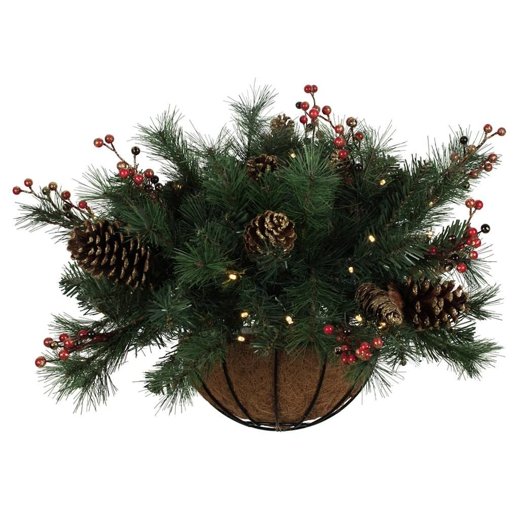 Vickerman Artificial Wall Basket (448649) 3 Vickerman Artificial Wall Basket (448649)