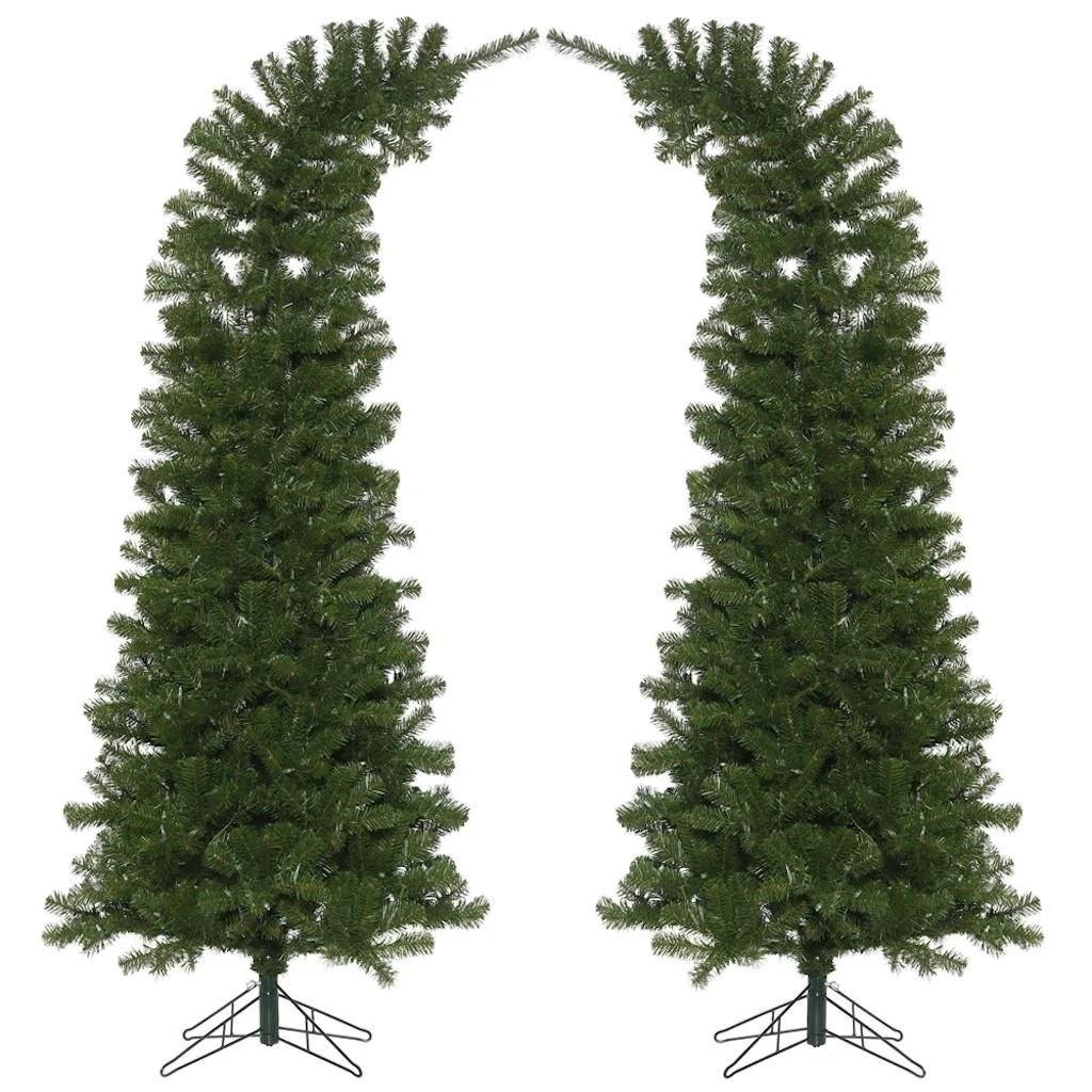 Vickerman Unlit Artificial Christmas Arch (2 Piece) (490815) 3 Vickerman Unlit Artificial Christmas Arch (2 Piece) (490815)