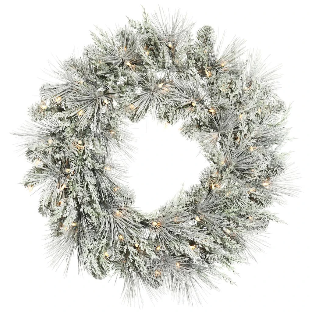Vickerman Prelit Artificial Christmas Wreath (496084) 3 Vickerman Prelit Artificial Christmas Wreath (496084)
