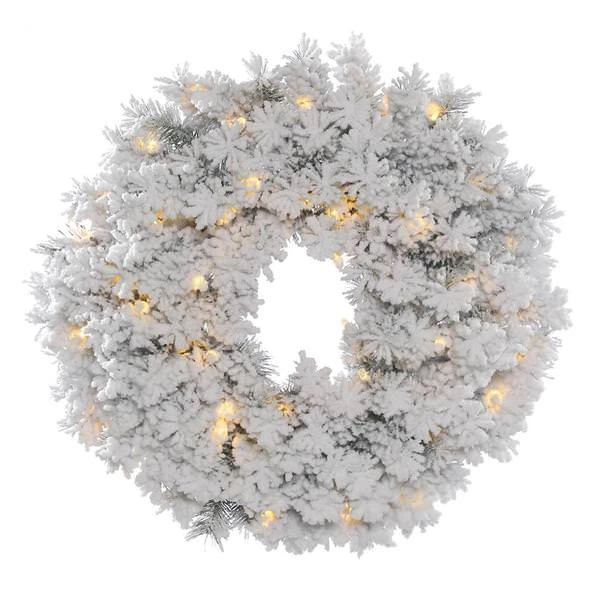 Vickerman Prelit Artificial Christmas Wreath (506776) 4 Vickerman Prelit Artificial Christmas Wreath (506776) - Image 2