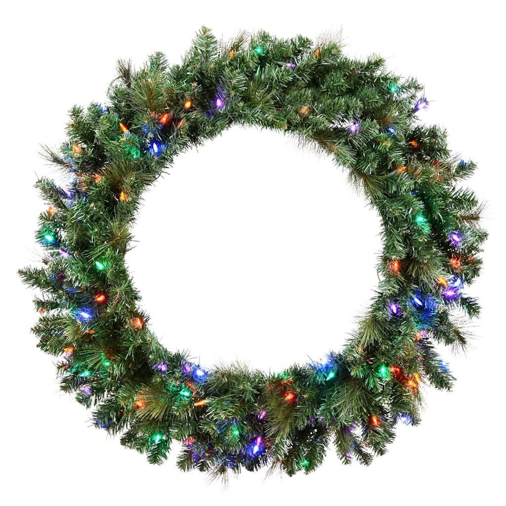 Vickerman Prelit Artificial Christmas Wreath (516034) 3 Vickerman Prelit Artificial Christmas Wreath (516034)