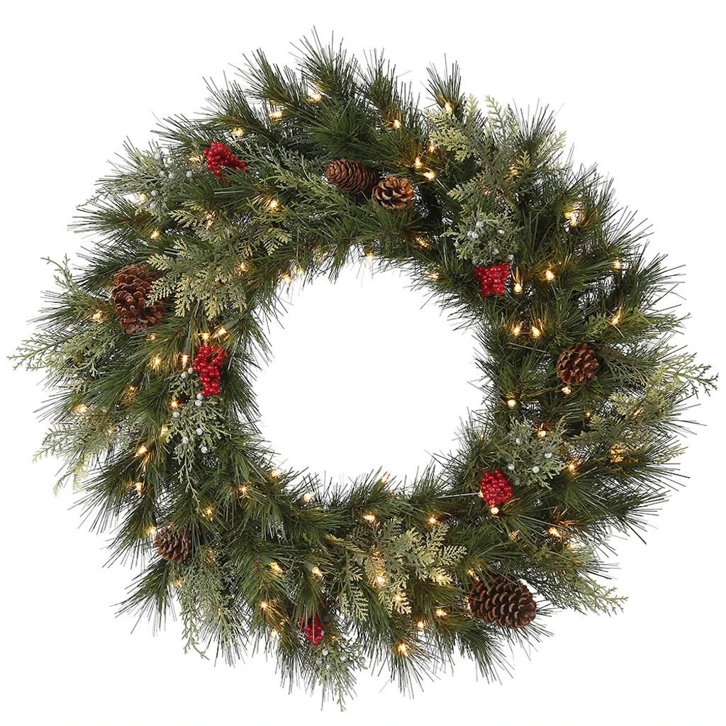 Vickerman Prelit Artificial Christmas Wreath (561188) 3 Vickerman Prelit Artificial Christmas Wreath (561188)