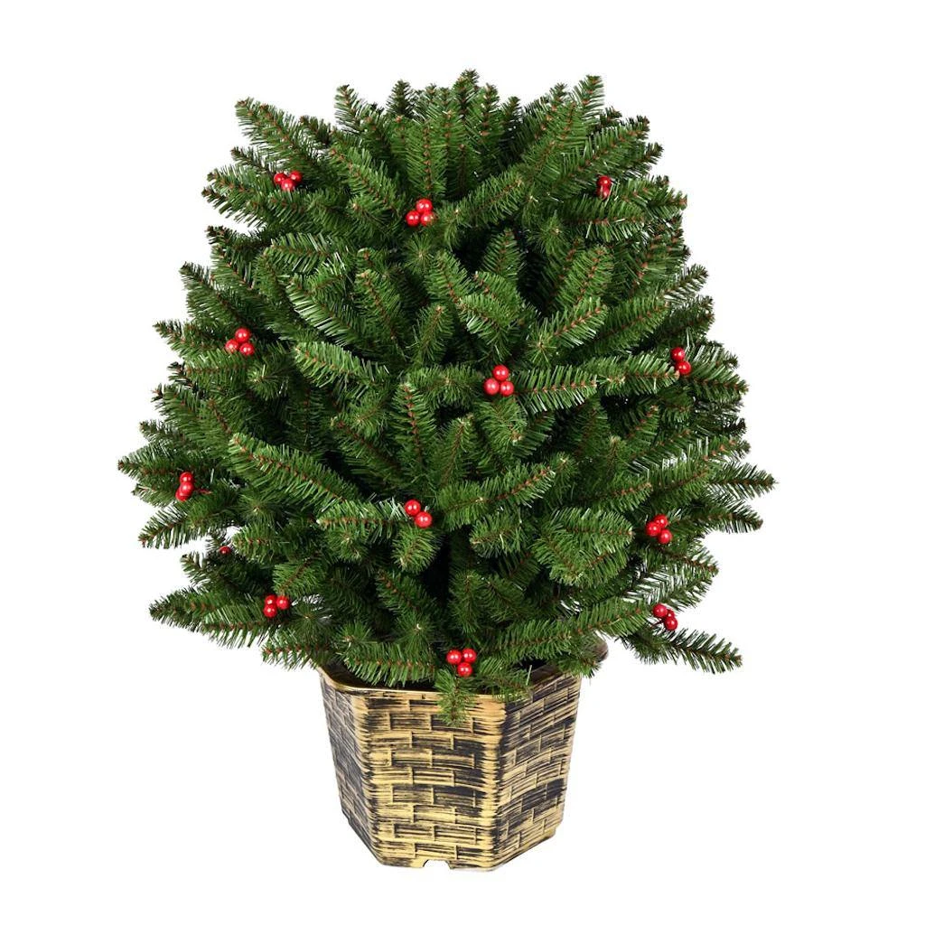 Vickerman Unlit Artificial Christmas Bush (627662) 3 Vickerman Unlit Artificial Christmas Bush (627662)