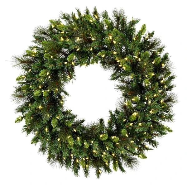 Vickerman Prelit Artificial Christmas Wreath (634349) 4 Vickerman Prelit Artificial Christmas Wreath (634349) - Image 2