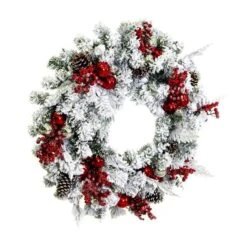 Vickerman Unlit Artificial Christmas Wreath (675687) 10 Vickerman Unlit Artificial Christmas Wreath (675687) -Vickerman 675687frontmd