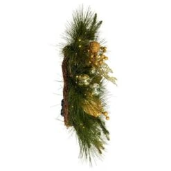 Vickerman Pre-Lit Artificial Christmas Wreath (675809) -Vickerman 675809sidemd