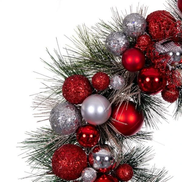 Vickerman Unlit Christmas Ornament Wreath (676967) 7 Vickerman Unlit Christmas Ornament Wreath (676967) - Image 5