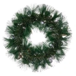 Vickerman Unlit Christmas Ornament Wreath (677117) -Vickerman 677117backmd