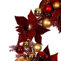 Vickerman Unlit Christmas Ornament Wreath (677162) 11 Vickerman Unlit Christmas Ornament Wreath (677162) -Vickerman 677162closemd