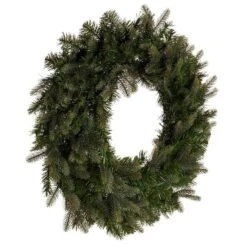 Vickerman Artificial Unlit Christmas Wreath (692424) -Vickerman 692424anglemd 1