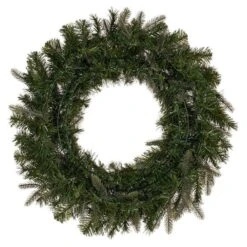 Vickerman Artificial Unlit Christmas Wreath (692424) -Vickerman 692424backmd 1