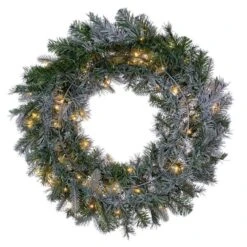 Vickerman Pre-Lit Artificial Christmas Wreath (693018) 9 Vickerman Pre-Lit Artificial Christmas Wreath (693018) -Vickerman 692967backmd