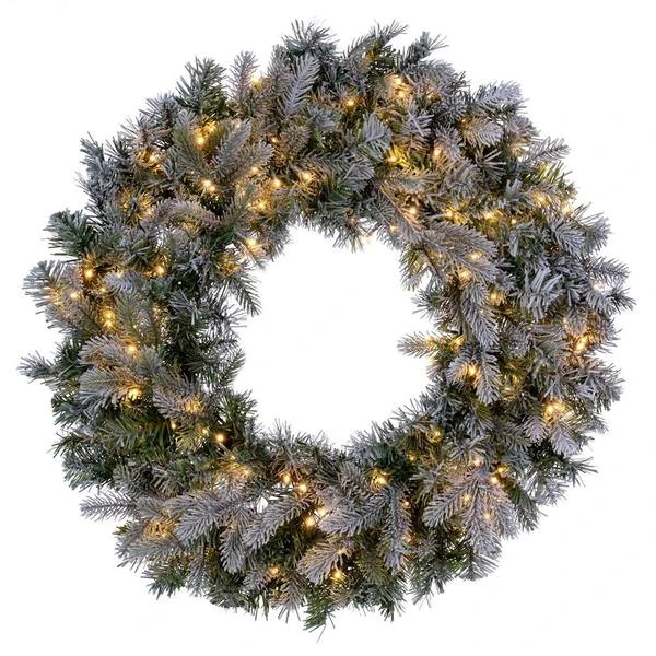 Vickerman Pre-Lit Artificial Christmas Wreath (693018) 4 Vickerman Pre-Lit Artificial Christmas Wreath (693018) - Image 2