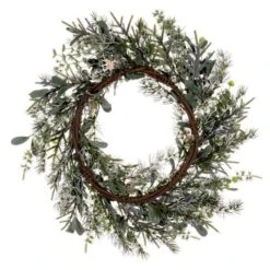 Vickerman Artificial Unlit Christmas Wreath (695432) 11 Vickerman Artificial Unlit Christmas Wreath (695432) -Vickerman 695432backmd