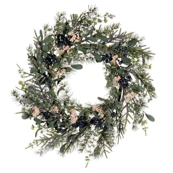 Vickerman Artificial Unlit Christmas Wreath (695432) 4 Vickerman Artificial Unlit Christmas Wreath (695432) - Image 2