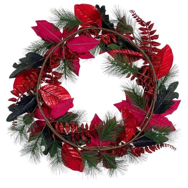 Vickerman Unlit Christmas Ornament Wreath (703052) 7 Vickerman Unlit Christmas Ornament Wreath (703052) - Image 5
