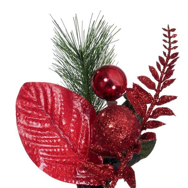 Vickerman Unlit Christmas Ornament Wreath (703052) 5 Vickerman Unlit Christmas Ornament Wreath (703052) - Image 3