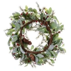 Vickerman Artificial Unlit Christmas Wreath (712597) -Vickerman 712597backmd