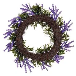 Vickerman Artificial Unlit Christmas Wreath (717455) -Vickerman 717455backmd