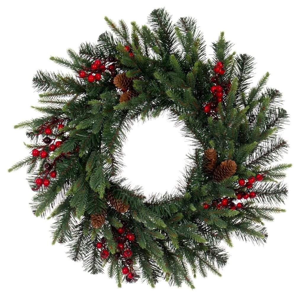 Vickerman Artificial Unlit Christmas Wreath (718360) 3 Vickerman Artificial Unlit Christmas Wreath (718360)