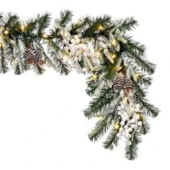 Vickerman Unlit Artificial Christmas Garland (718407) -Vickerman 718407cornermd