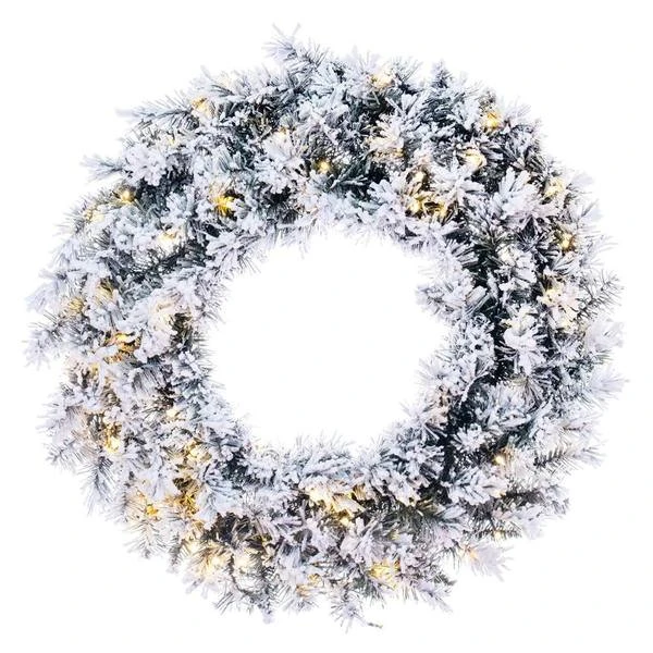 Vickerman Prelit Artificial Christmas Wreath (728314) 4 Vickerman Prelit Artificial Christmas Wreath (728314) - Image 2