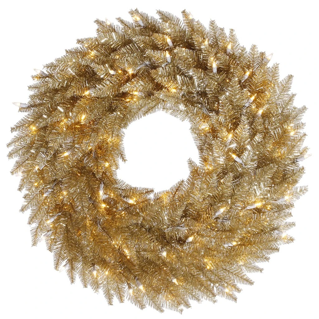 Vickerman Pre-Lit Artificial Christmas Wreath (28386) 3 Vickerman Pre-Lit Artificial Christmas Wreath (28386)