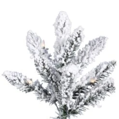 Vickerman Pre-Lit Artificial Christmas Tree (27877) -Vickerman Flocked20Pencil20Pine20Branchmd