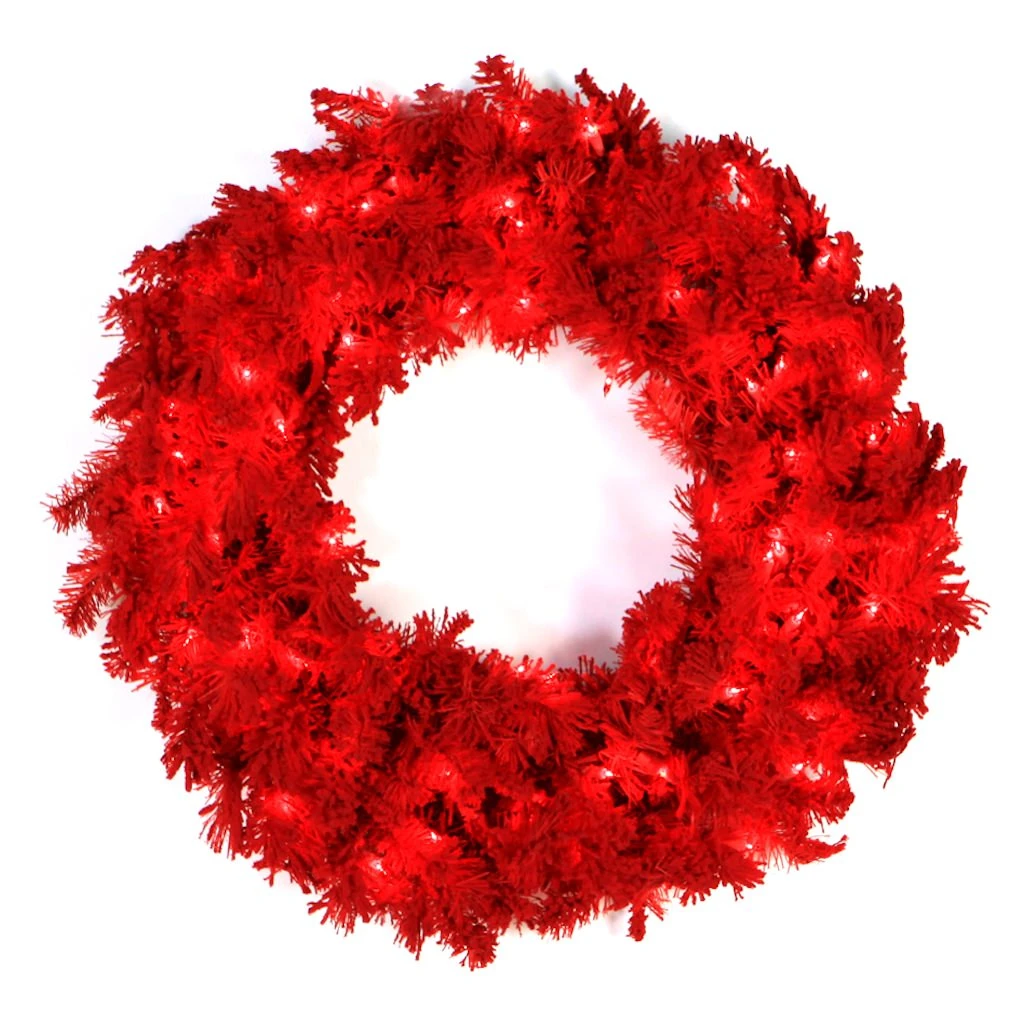 Vickerman Pre-Lit Artificial Christmas Wreath (28438) 3 Vickerman Pre-Lit Artificial Christmas Wreath (28438)
