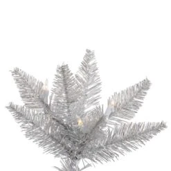 Vickerman Pre-Lit Christmas Tree (Includes On/Off Foot Switch) (28401) 7 Vickerman Pre-Lit Christmas Tree (Includes On/Off Foot Switch) (28401) -Vickerman Silver20Fir20Branchmd