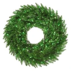 Vickerman Pre-Lit Artificial Christmas Wreath (28364)