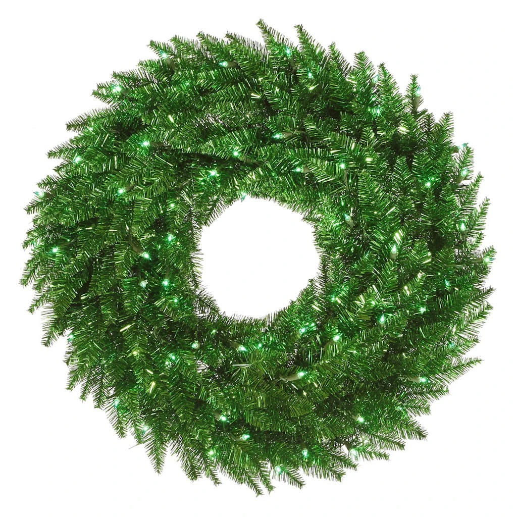 Vickerman Pre-Lit Artificial Christmas Wreath (28362) 3 Vickerman Pre-Lit Artificial Christmas Wreath (28362)