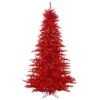 Vickerman Pre-Lit Christmas Tree (Includes On/Off Foot Switch) (28332) 1 Vickerman Pre-Lit Christmas Tree (Includes On/Off Foot Switch) (28332) -Vickerman Tinsel20Red20Firlg 2