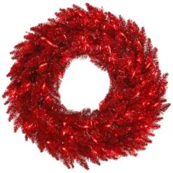 Vickerman Pre-Lit Artificial Christmas Wreath (28344)